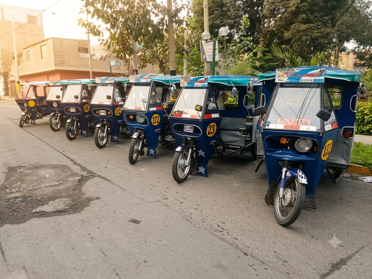 Flota de mototaxis ETNUGEB S.A.